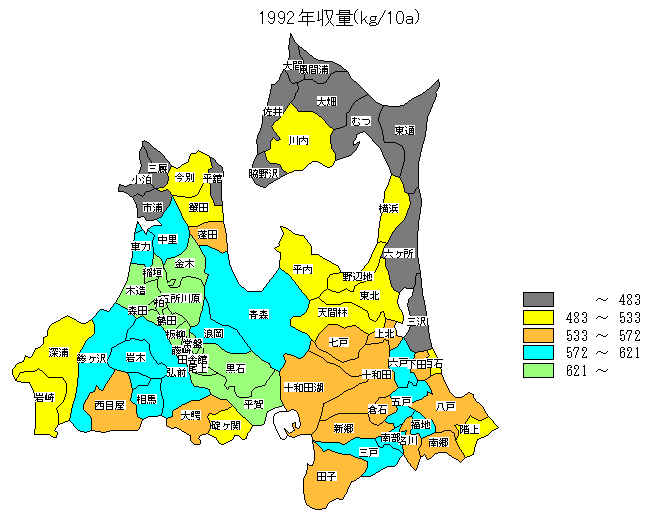 1992�N���ʕ��z