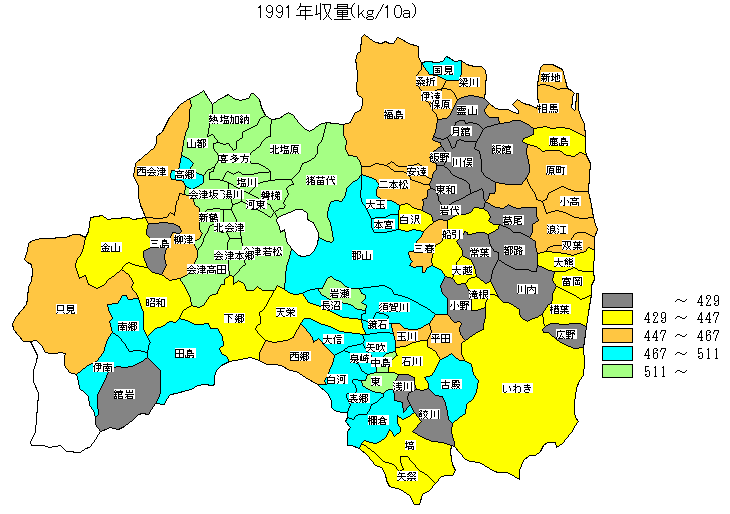 1991�N���ʕ��z