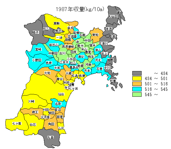 1987�N���ʕ��z