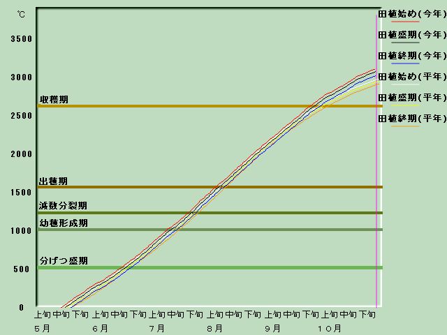 生育進度経過図