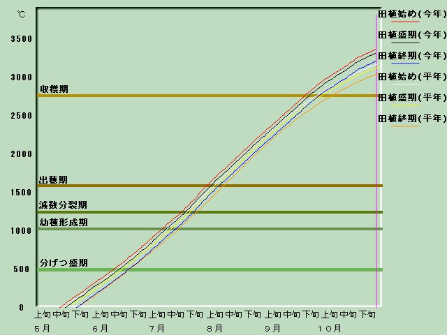 生育進度経過図