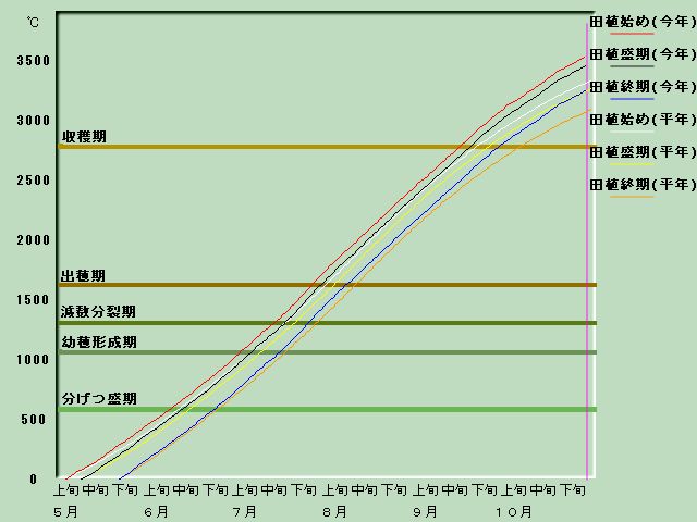 生育進度経過図