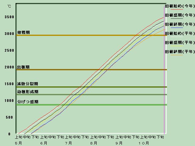 生育進度経過図