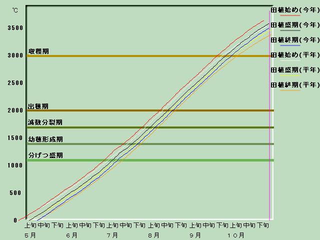 生育進度経過図