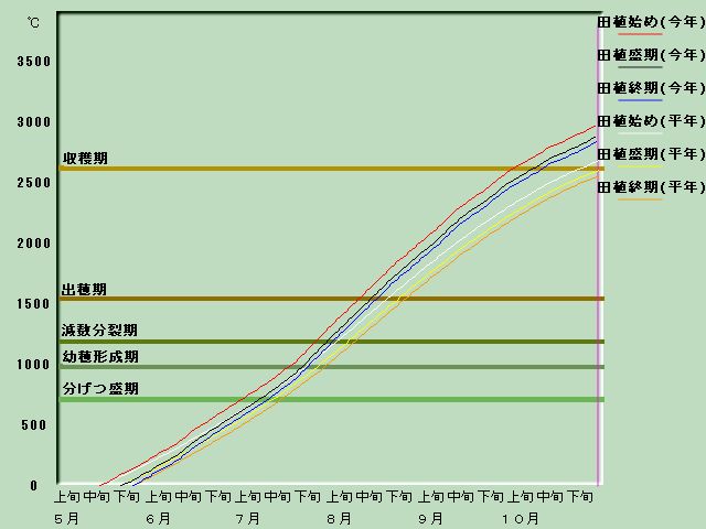 生育進度経過図