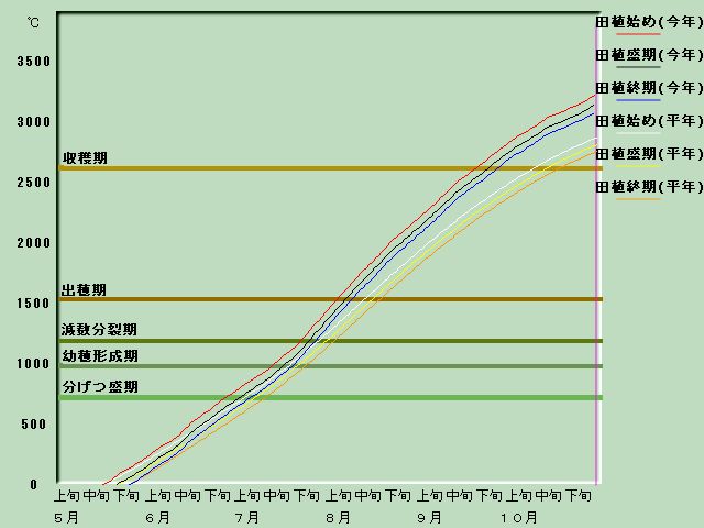 生育進度経過図