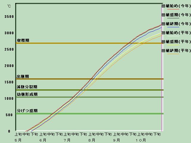 生育進度経過図