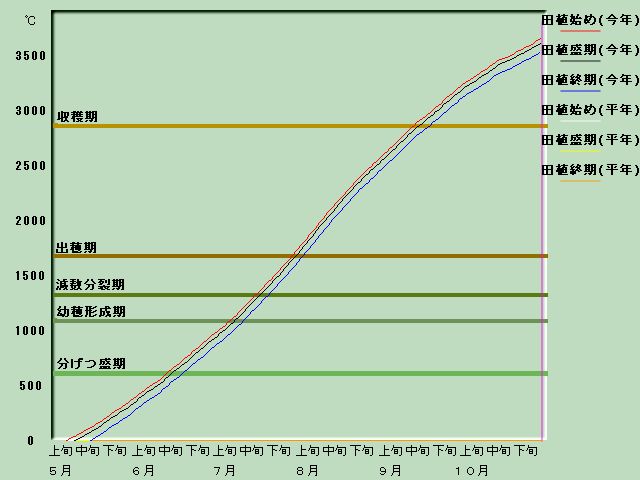 生育進度経過図