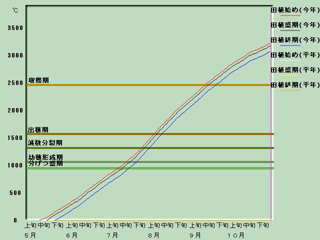 生育進度経過図