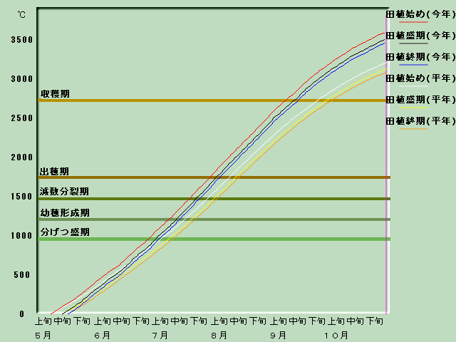生育進度経過図