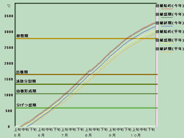 生育進度経過図