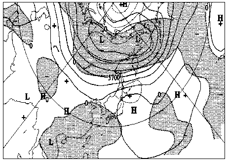 8/1�`22�̕���500hPa���x