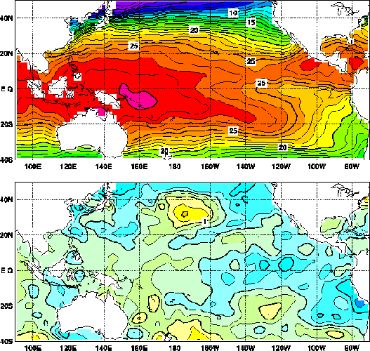 2001�N12���̊C�ʐ����}�i��j�y�ѕ��N�΍��}�i���j